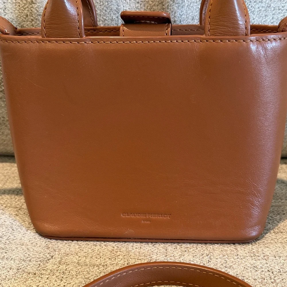 Claudie Perlot Mini Shoulder Bag Used Caramel Brown used